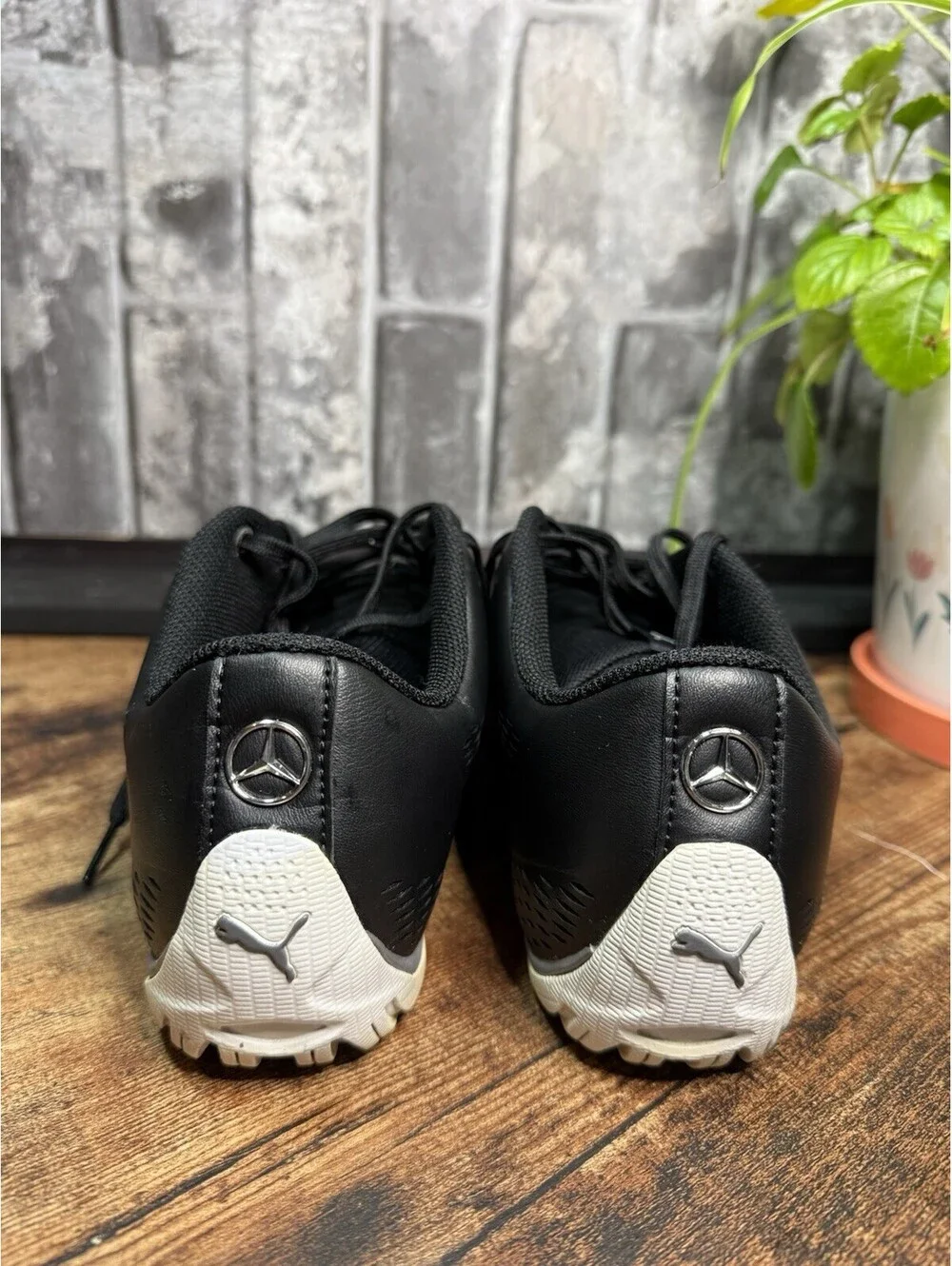 PUMA Mercedes-AMG Petronas Motorsport Sneakers Men’s US 9 Black Athletic Shoes